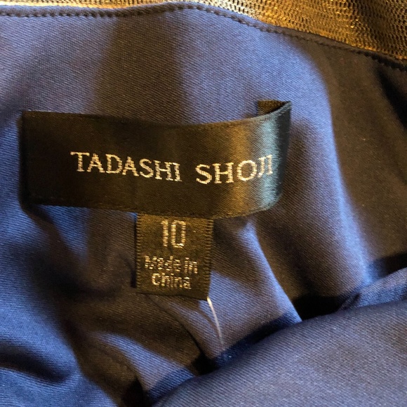 tadashi shoji Sz 10 rizo pintuck gown - Picture 6 of 12